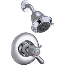 Commercial TempAssure 17T Series Dual Function Thermostatic Shower Trim Package with Integrated Volume Control - Less Rough-In Valve