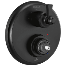 Dorval 14 Series Pressure Balanced Valve Trim with Integrated 3 Function Diverter for Two Shower Applications - Less Rough-In and Handles
