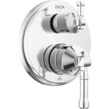 Broderick 14 Series Pressure Balanced Valve Trim with Integrated 3 Function Diverter for Two Shower Applications - Less Rough-In