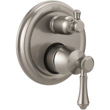 Cassidy 14 Series Pressure Balanced Valve Trim with Integrated 3 Function Diverter for Two Shower Applications - Less Rough-In