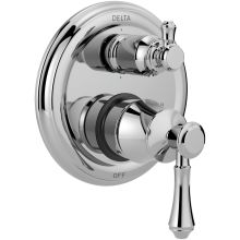 Cassidy 14 Series Pressure Balanced Valve Trim with Integrated 6 Function Diverter for Three Shower Applications - Less Rough-In