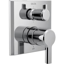 Pivotal 14 Series Pressure Balanced Valve Trim with Integrated 6 Function Diverter for Three Shower Applications - Less Rough-In