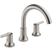 Trinsic Deck Mounted Roman Tub Filler Trim with Metal Lever Handles