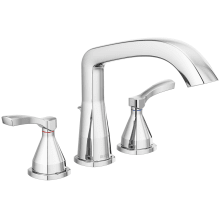 Stryke Deck Mounted Roman Tub Filler with Lever Handles