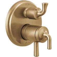 Kayra 17 Series Pressure Balanced Valve Trim with Integrated Volume Control and 3 Function Diverter for Two Shower Applications - Less Rough-In
