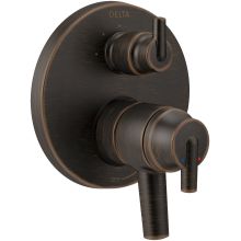 Trinsic 17 Series Pressure Balanced Valve Trim with Integrated Volume Control and 3 Function Diverter for Two Shower Applications - Less Rough-In