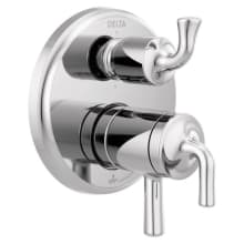 Kayra 17 Series Pressure Balanced Valve Trim with Integrated Volume Control and 6 Function Diverter for Three Shower Applications - Less Rough-In