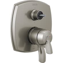Stryke 17 Series Pressure Balanced Valve Trim with Integrated Volume Control and 6 Function Diverter for Three Shower Applications - Less Rough-In and Handles