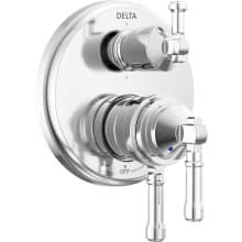 Broderick 17 Series Pressure Balanced Valve Trim with Integrated Volume Control and 6 Function Diverter for Three Shower Applications - Less Rough-In
