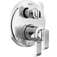Tetra 17 Series Pressure Balanced Valve Trim with Integrated Volume Control and 6 Function Diverter for Three Shower Applications - Less Rough-In