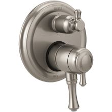Cassidy 17 Series Pressure Balanced Valve Trim with Integrated Volume Control and 6 Function Diverter for Three Shower Applications - Less Rough-In