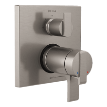 Ara 17T Series Thermostatic Valve Trim with Integrated Volume Control and 3 Function Diverter for Two Shower Applications - Less Rough-In
