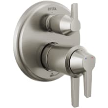 Galeon 17T Series Thermostatic Valve Trim with Integrated Volume Control and 3 Function Diverter for Two Shower Applications - Less Rough-In