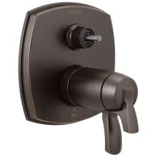 Stryke 17T Series Thermostatic Valve Trim with Integrated Volume Control and 3 Function Diverter for Two Shower Applications - Less Rough-In and Handles