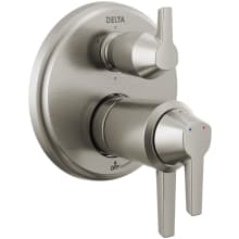 Galeon 17T Series Thermostatic Valve Trim with Integrated Volume Control and 6 Function Diverter for Three Shower Applications - Less Rough-In