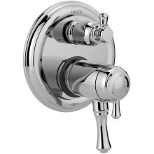 Cassidy 17T Series Thermostatic Valve Trim with Integrated Volume Control and 6 Function Diverter for Three Shower Applications - Less Rough-In