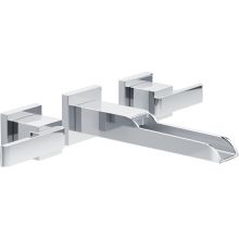 Ara 1.2 GPM Wall Mounted Waterfall Bathroom Sink Faucet - Metal Pop-up Drain Assembly Not Included