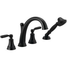 Woodhurst Deck Mounted Roman Tub Filler with Built-In Diverter - Includes Hand Shower