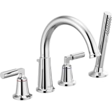 Bowery Deck Mounted Roman Tub Filler with Built-In Diverter and Hand Shower - Limited Lifetime Warranty