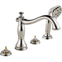 Cassidy Deck Mounted Roman Tub Filler Trim with Hand Shower - Handles and Rough-In Valve Sold Separately