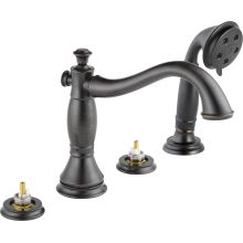 Cassidy Deck Mounted Roman Tub Filler Trim with Hand Shower - Handles and Rough-In Valve Sold Separately