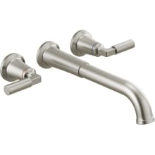 Bowery Double Handle Wall Mounted Tub Filler Trim - Less Rough In