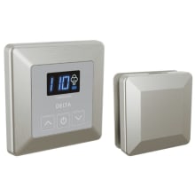 SimpleSteam Transitional Square Steam Shower Control Unit and Steam Head