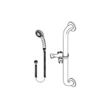 1.5 GPM Commercial Single Function Hand Shower Package - Includes Hand Shower, Slide Bar, Hose, and Limited Lifetime Warranty
