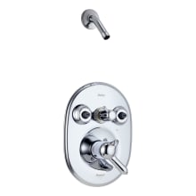 Double Handle Monitor 18 Shower System with Body Spray Jets Less Shower Head from the Innovations Collection
