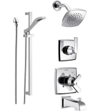 Monitor 17 Series Dual Function Pressure Balanced Tub and Shower System with Integrated Volume Control - Includes Rough-In Valves