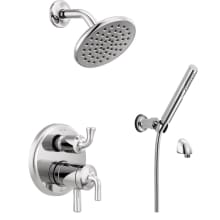 Kayra 17 Series Pressure Balanced Shower System with Integrated Volume Control, Shower Head and Hand Shower - Includes Rough-In Valve