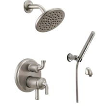 Kayra 17 Series Pressure Balanced Shower System with Integrated Volume Control, Shower Head and Hand Shower - Includes Rough-In Valve