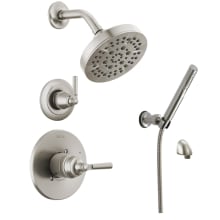 Saylor Monitor 14 Series Single Function Pressure Balanced Shower System with Shower Head and Hand Shower - Includes Rough-In Valves