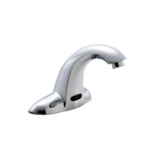 1 GPM Battery Operated Motion Activated 3 Hole Single Supply Electronic Bathroom Faucet from the Commercial Series