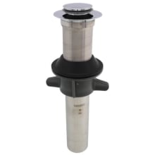 Push Pop Up Drain without Overflow and Metal Tail Piece