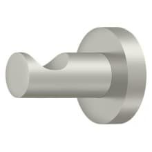 Solid Brass Whistle Style Modern Single Robe Hook from the BBS Series