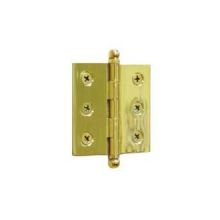 Full Inset Cabinet Door Butt Hinge with Ball Tip Finials - Pair