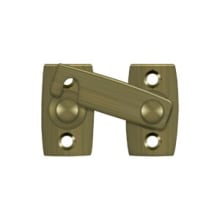 Solid Brass 1-1/2" x 7/8" Window Shutter Bar / Door Latch for Shutter Doors