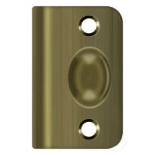 Solid Brass Door Strike Plate for Ball Catch and Roller Catch