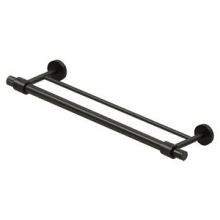 BSS Modern 24" Double Towel Bar with Solid Brass Construction