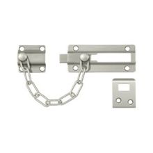 Solid Brass 7" Security Chain Lock Door Guard