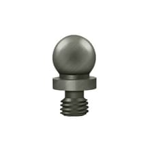 Decorative Solid Brass Ball Tip Cabinet Hinge Finials