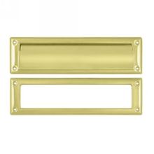 13-1/8" x 3-5/8" Solid Brass Mail Slot