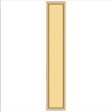 Commercial 3.5" x 20" Heavy Duty Solid Brass Framed Push Plate