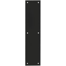 Commercial 3.5" X 15" Solid Brass Framed Push Plate for Swing Doors