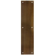 NEW M-D PRODUCTS 34173  BRASS  3 1/2" X 14" WALL PUSH PLATE WITH SCREWS 