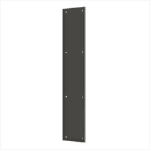 Commercial 3.5" X 20" Solid Brass Push Plate for Swinging Doors