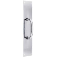 Commercial 3.5" X 15" Push Plate with 5.25" Door Pull Handle