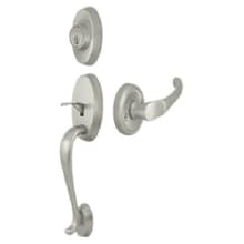 Riversdale Keyed Entry Single Cylinder Handleset With Chapelton Lever