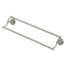 24" Solid Brass Double Towel Bar from the R Series